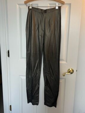 Vintage Faux Leather Pants
